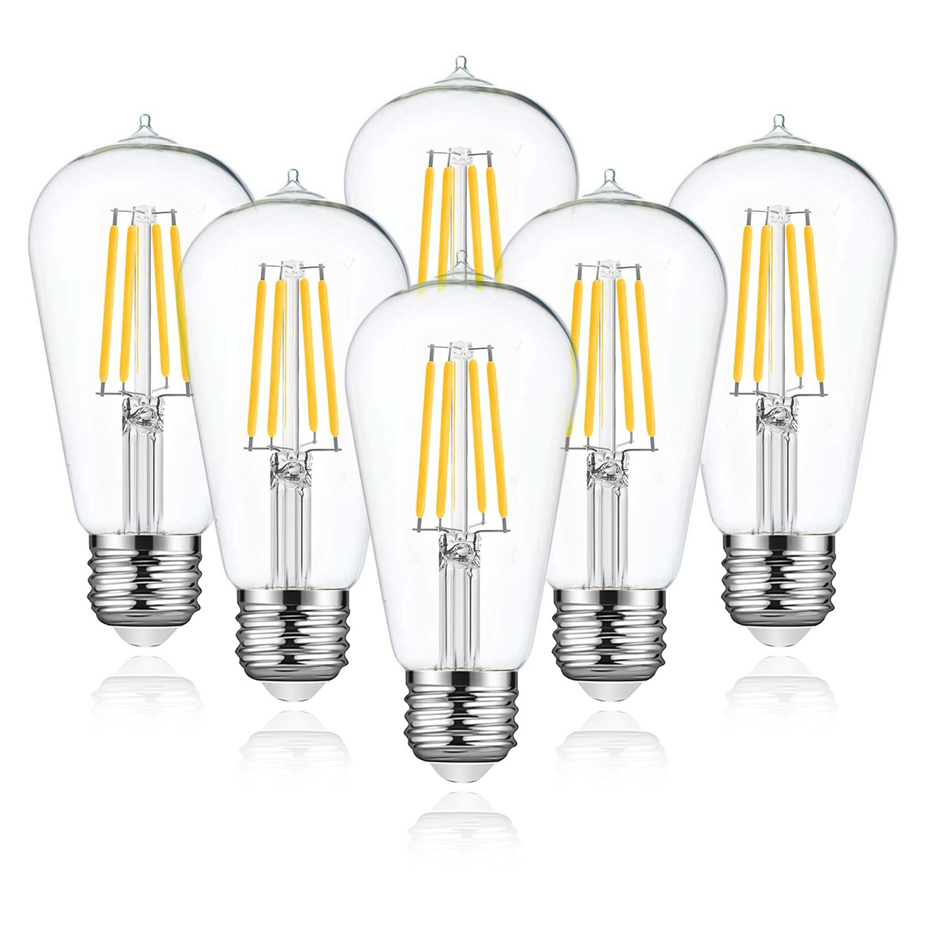 Jslinter LED Edison Light BUlbs ST58