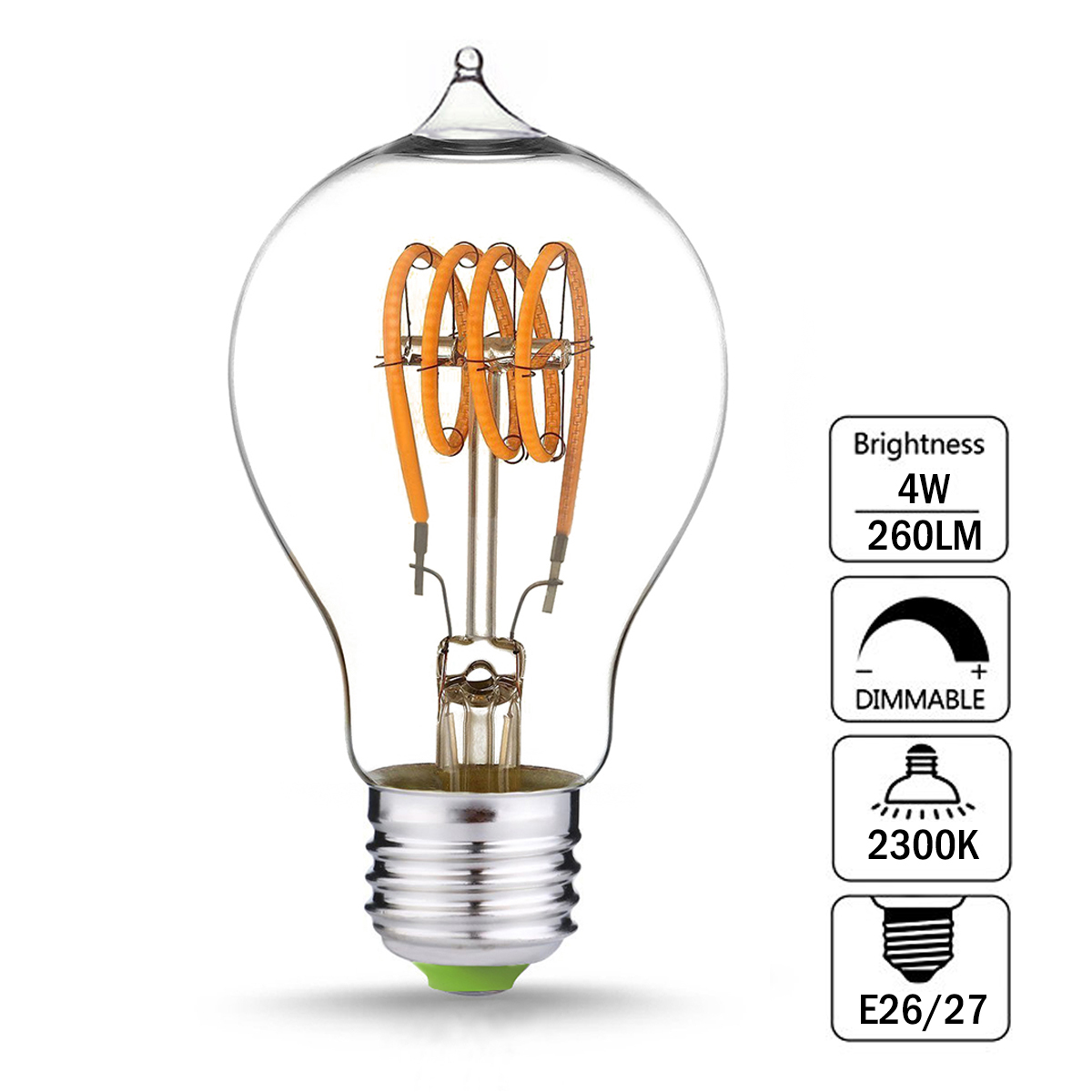 Merkury Innovations A19 Smart Edison Led Bulb 60w Merkury Innovations A19 Smart Edison Led Bulb 60w